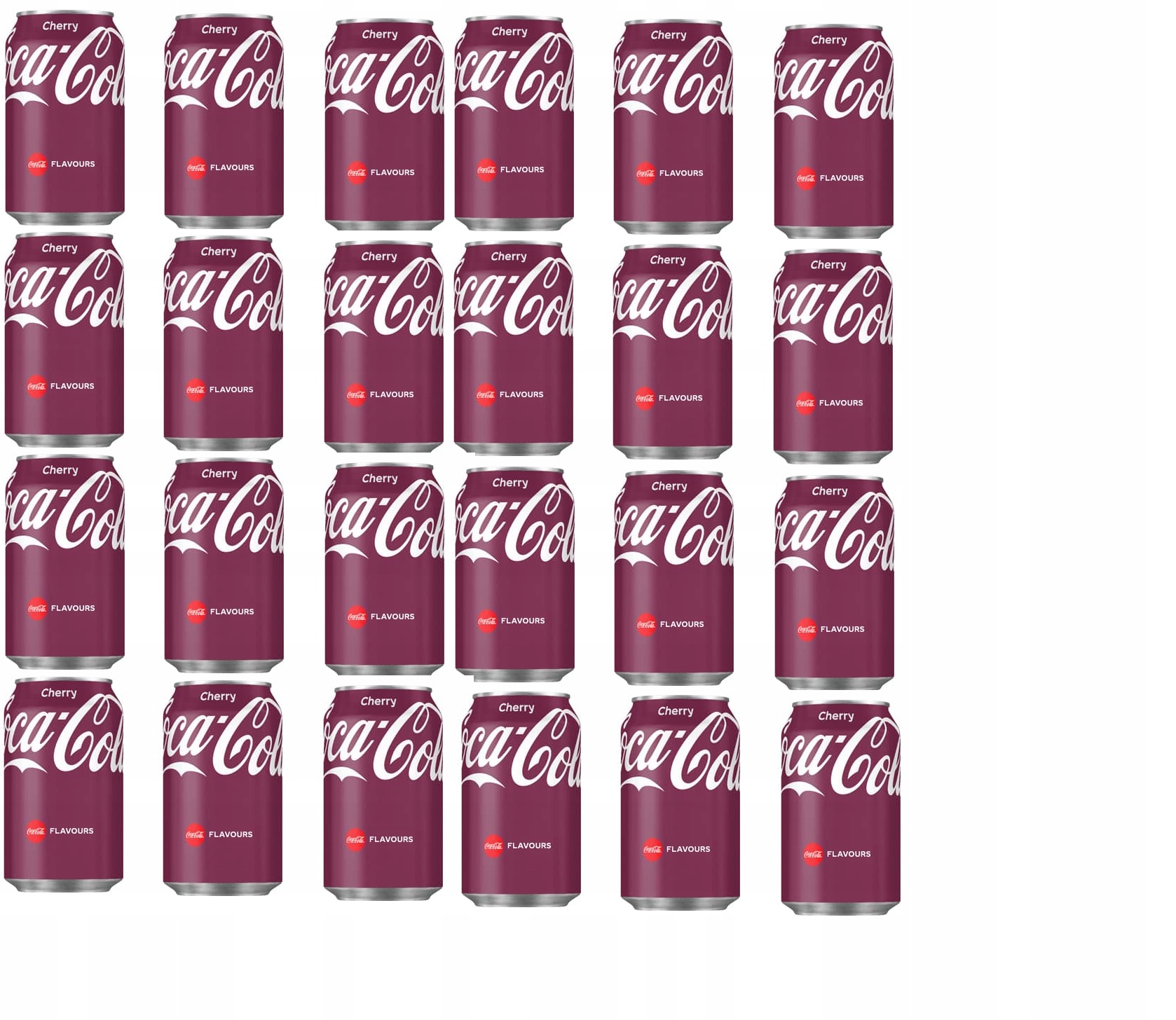 Levně Coca Cola cherry sycený nápoj s nádechem třešní 330 ml x 24 kusů