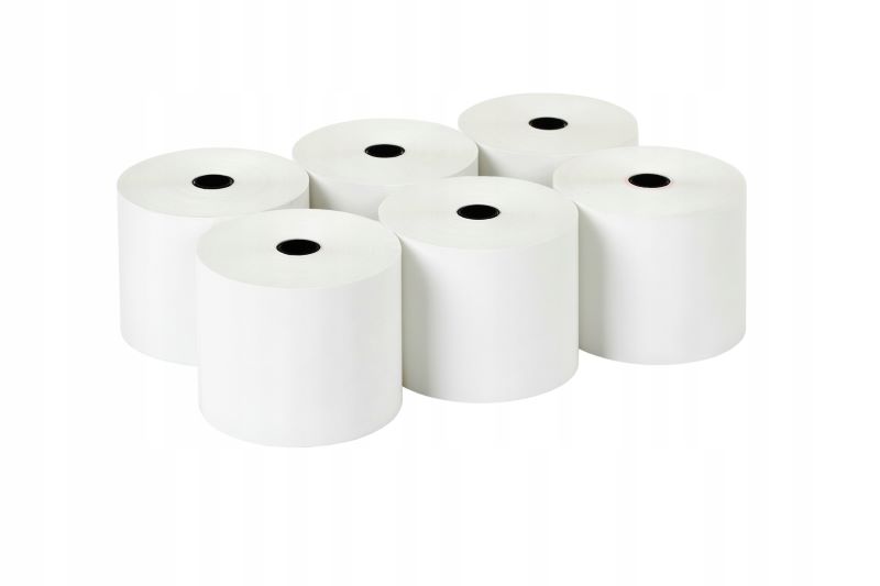 Rolka termiczna EUREKA 80/80 do kas / drukarek fiskalnych - 6 szt.