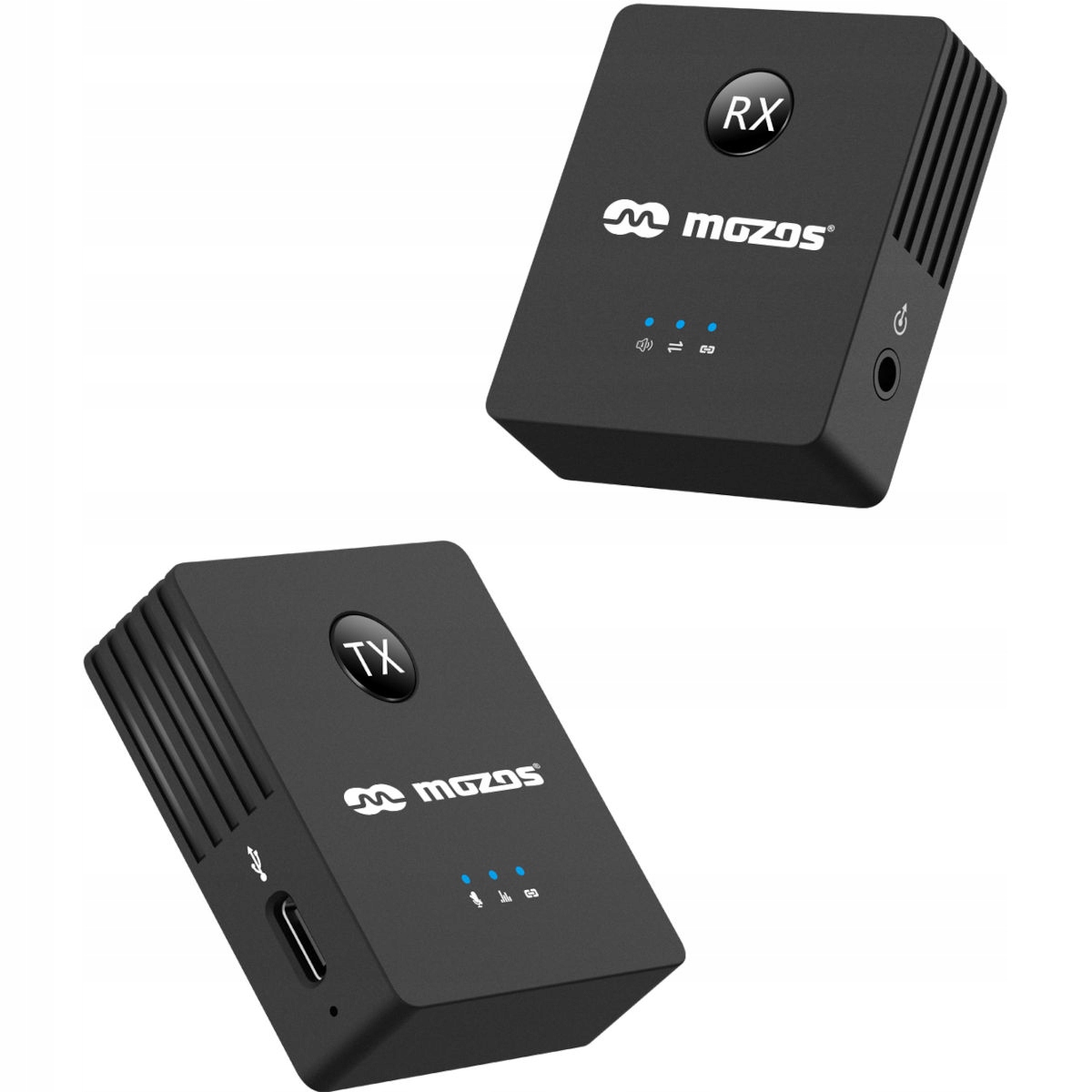 MIKROFON BEZPRZEWODOWY DO APARATU KAMERY TELEFONU USB-C IOS IPHONE Zasilanie akumulatorowe