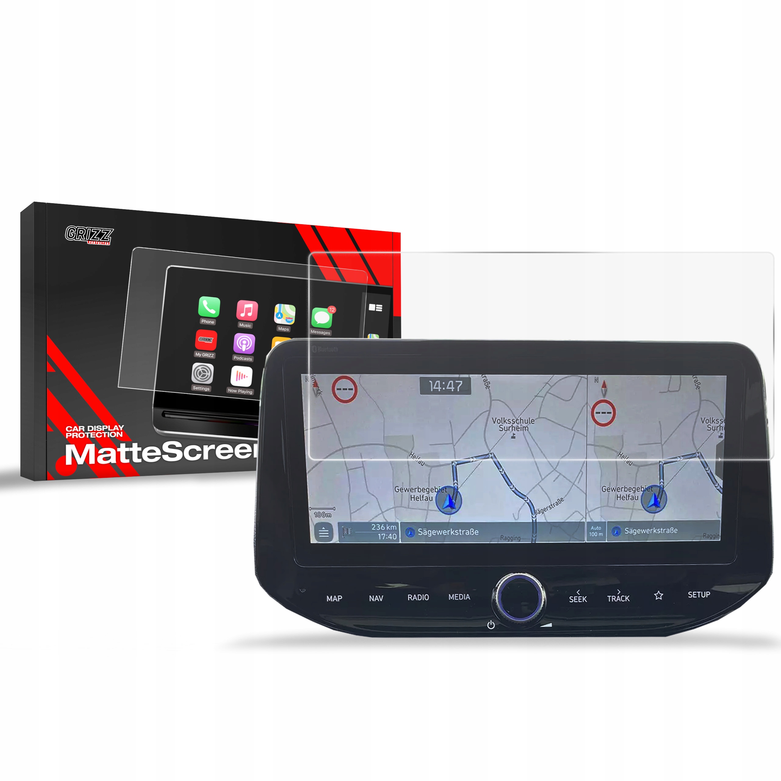 Folia Antyodciskowa do Hyundai i30 10,25" (2020-2024)