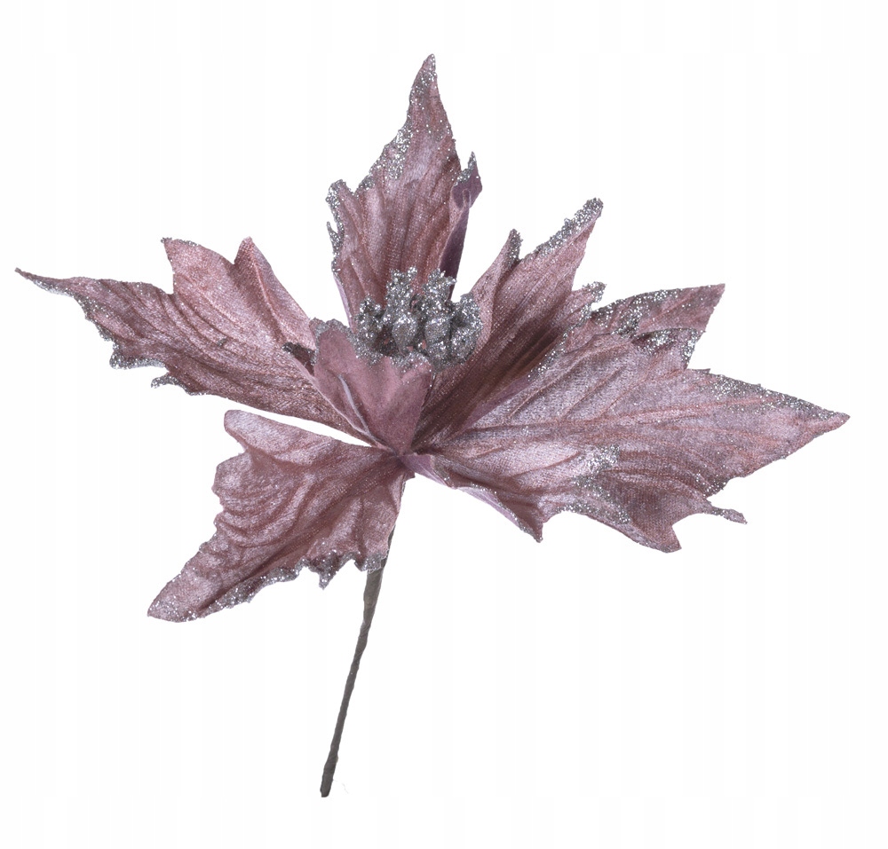 

Poisencja beżowa 25cm zimowa do dekoracji