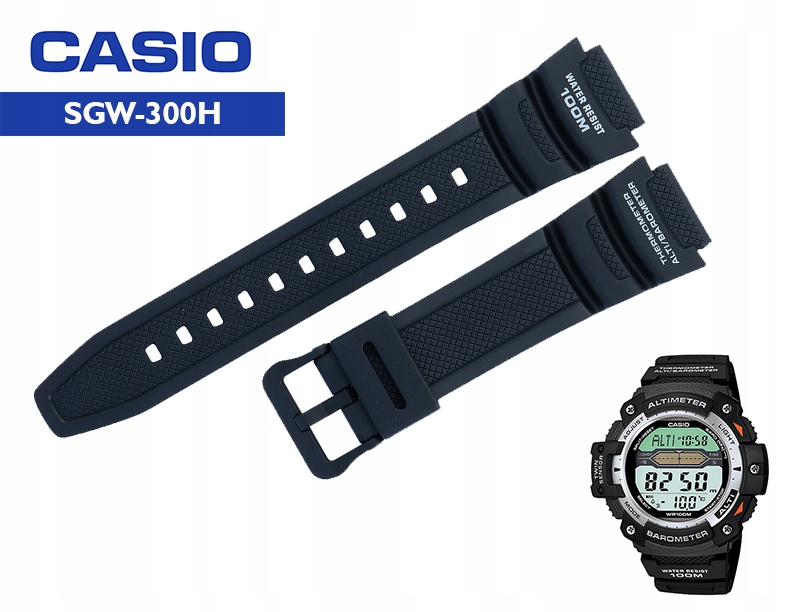 Originální pásek Casio SGW-300 SGW-400H černý