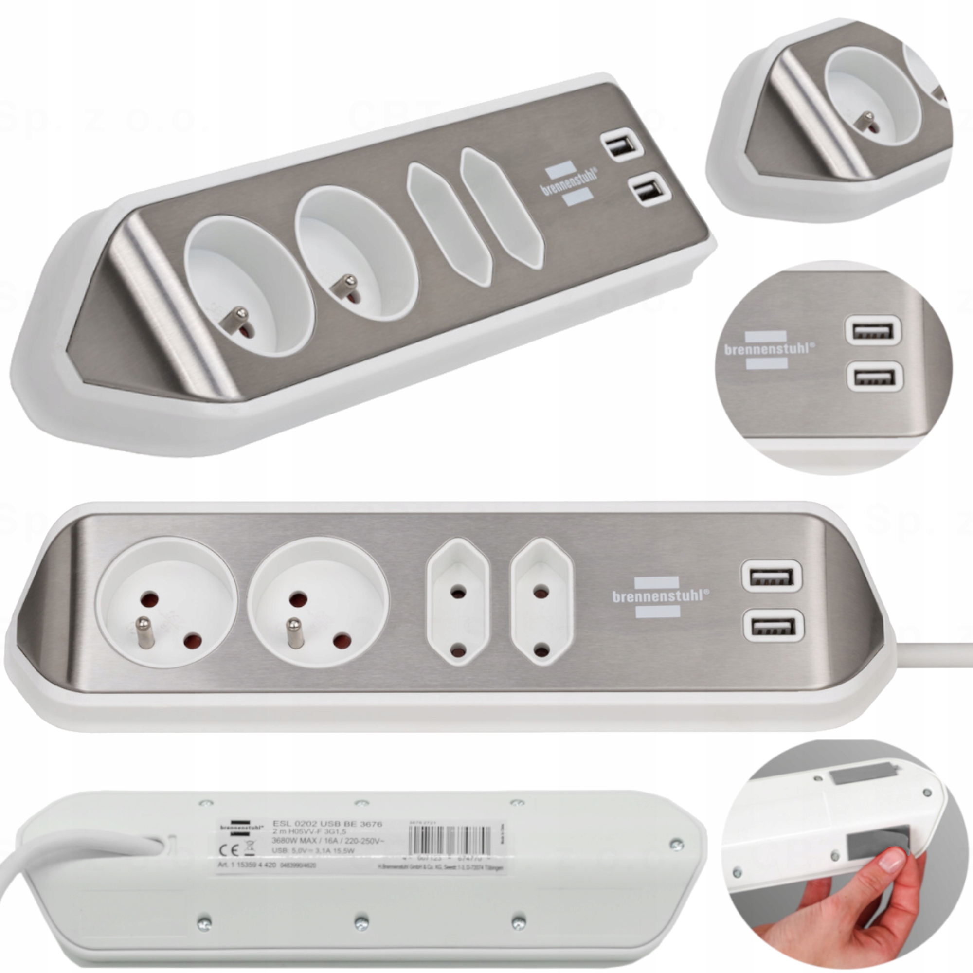 

Listwa Zasilająca Narożna Usb Biurkowa Kuchenna