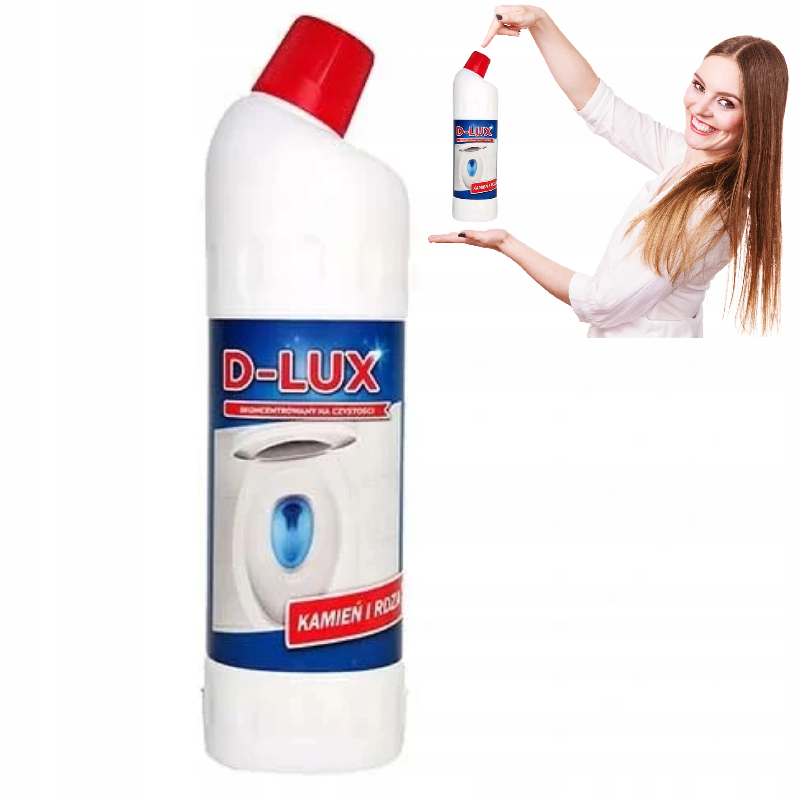 

Płyn do Umywalki Wc Usuwa Kamień Rdzę D-lux 1L