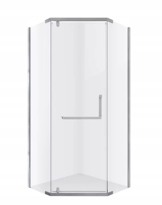 Kabina prysznicowa pięciokątna Diamond 80x80 cm Chrom