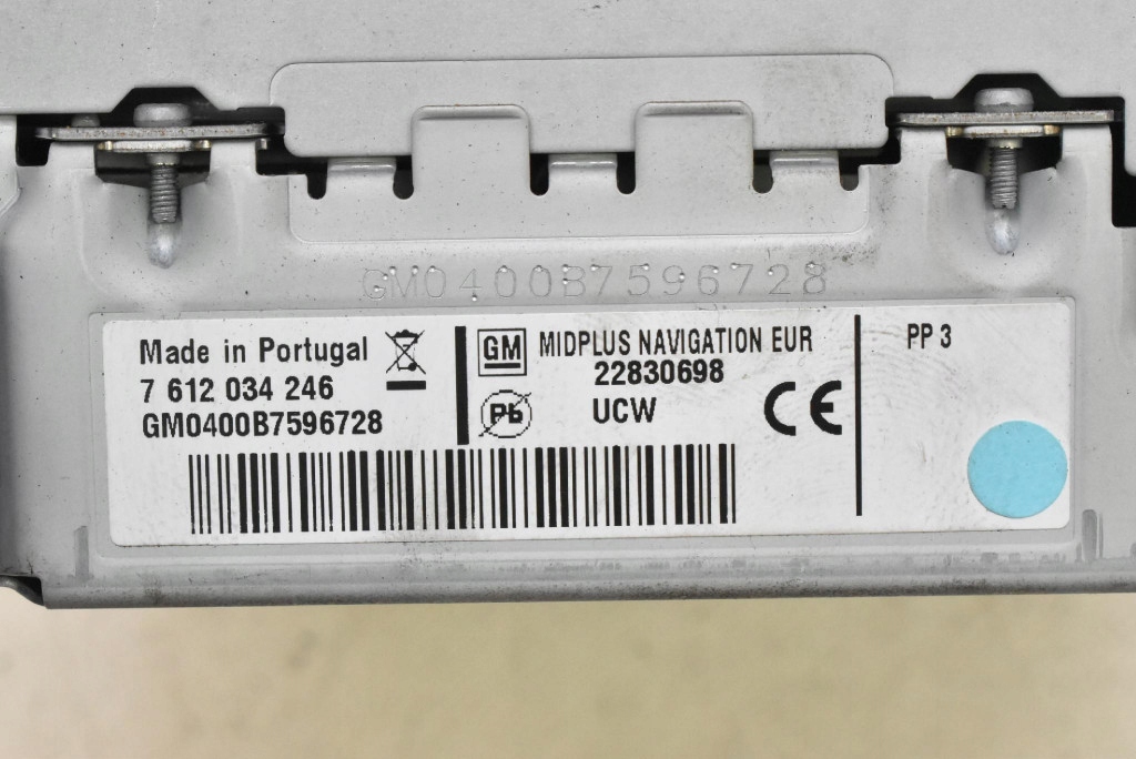 CD player CD 22830698 OPEL ASTRA 4 IV J 09-12