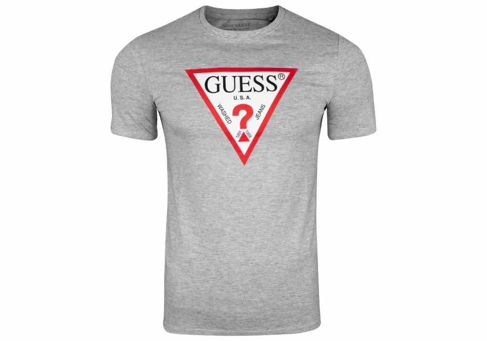 

Guess Koszulka Męska T-shirt Original Grey r. S