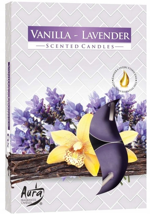 

6x Podgrzewacze Zapachowe Świeczki Lavenda+vanilia