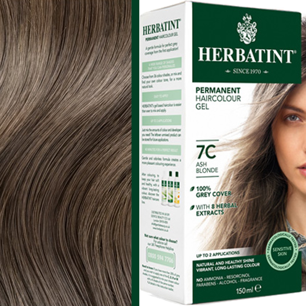 

Farba do włosów Herbatint 7C Popielaty Blond 150ml