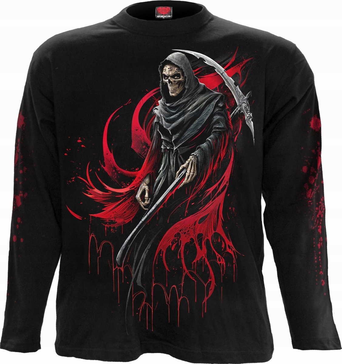 Tričko s dlouhým rukávem Screaming Death Spiral L
