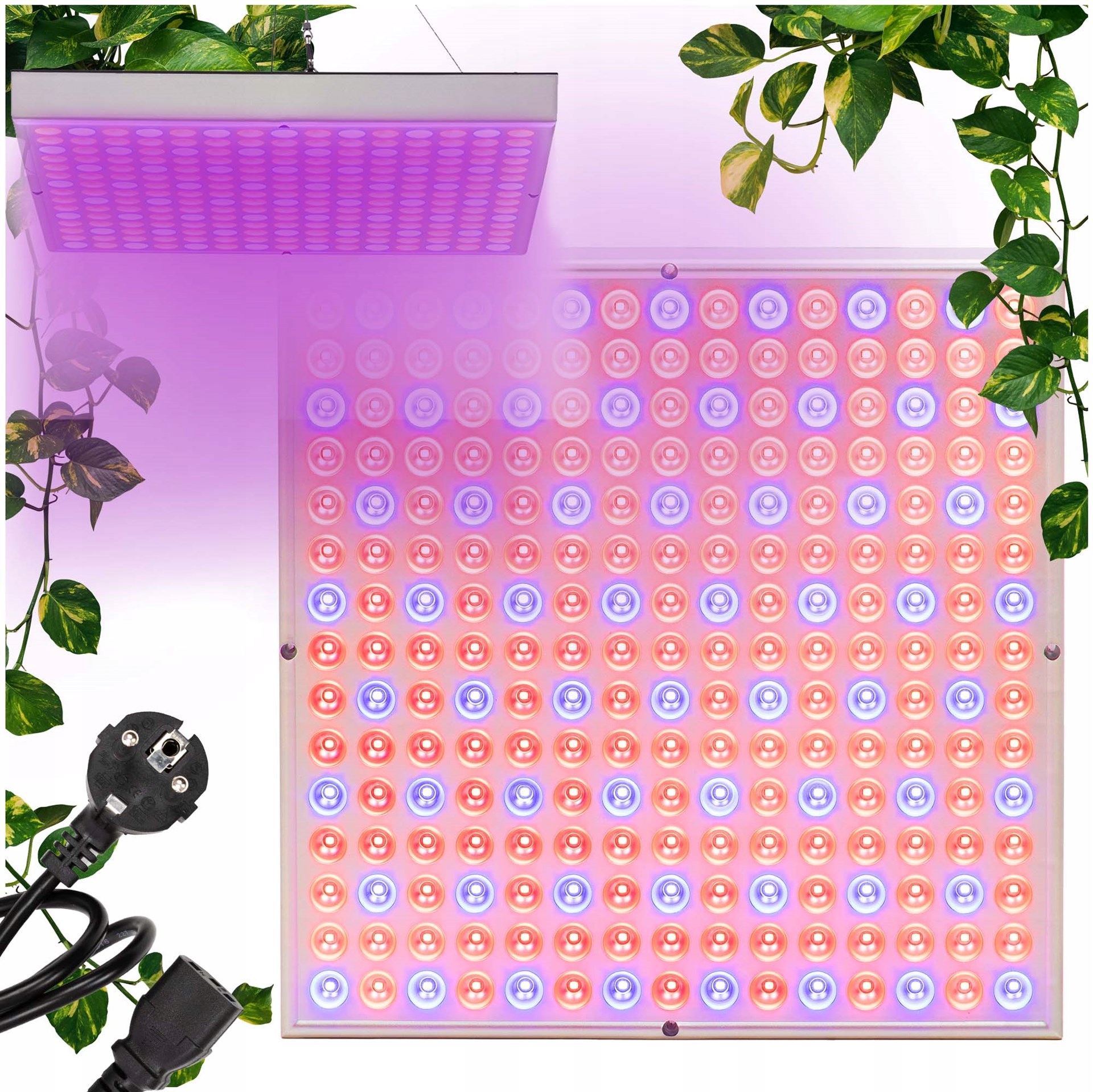 Lampa Pro Růst Rostlin panel pro pěstování zeleniny 225LED Slim Lana Výkonná 36W