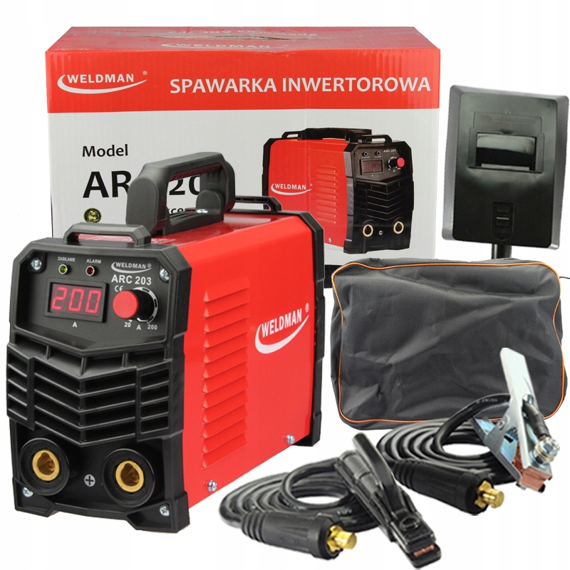 Spawarka Elektrodowa Inwerterowa Mma 200A Arc 203 Weldman