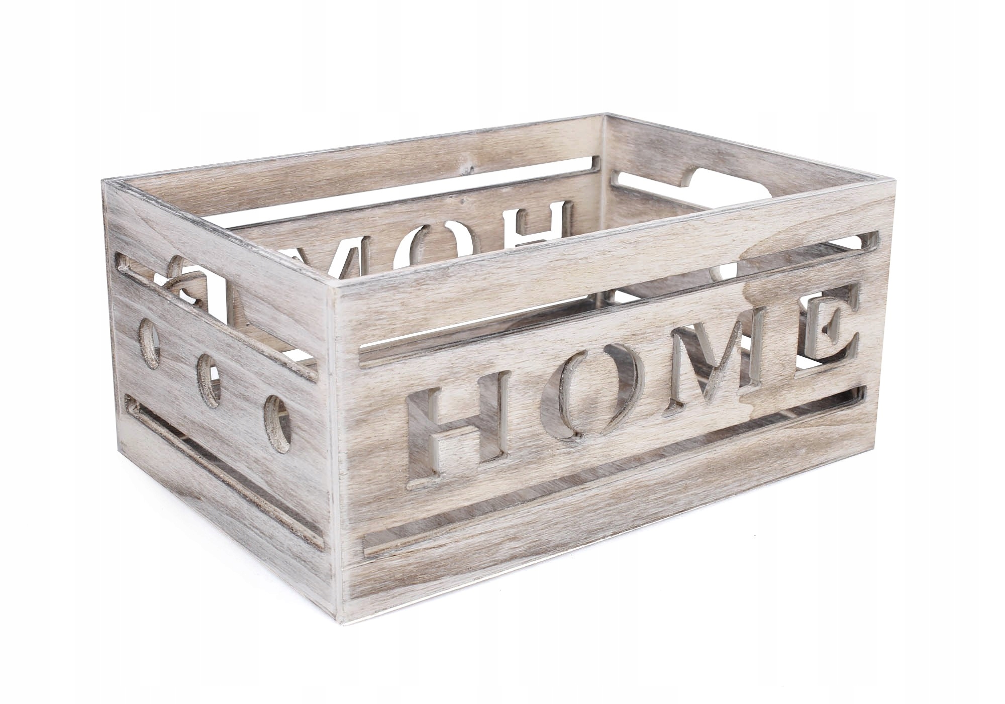 

Drewniana Skrzynka Z Napisem Home 27x18,5x12 cm