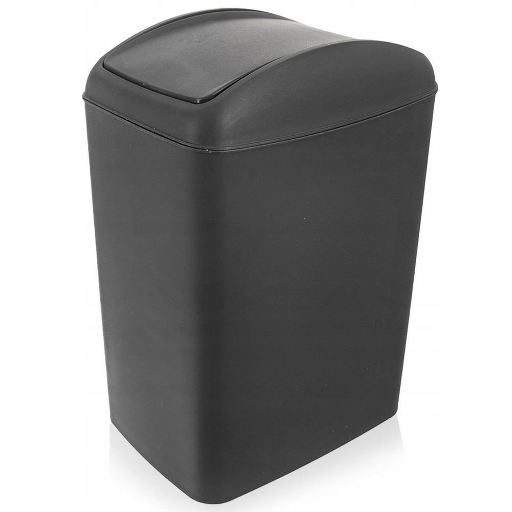 Odpadkový koš plastový, šedý, 40 l