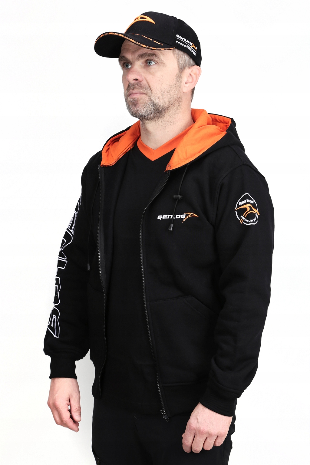 BLUZA FIRMOWA HOODIE GENLOG FEEDER TEAM S
