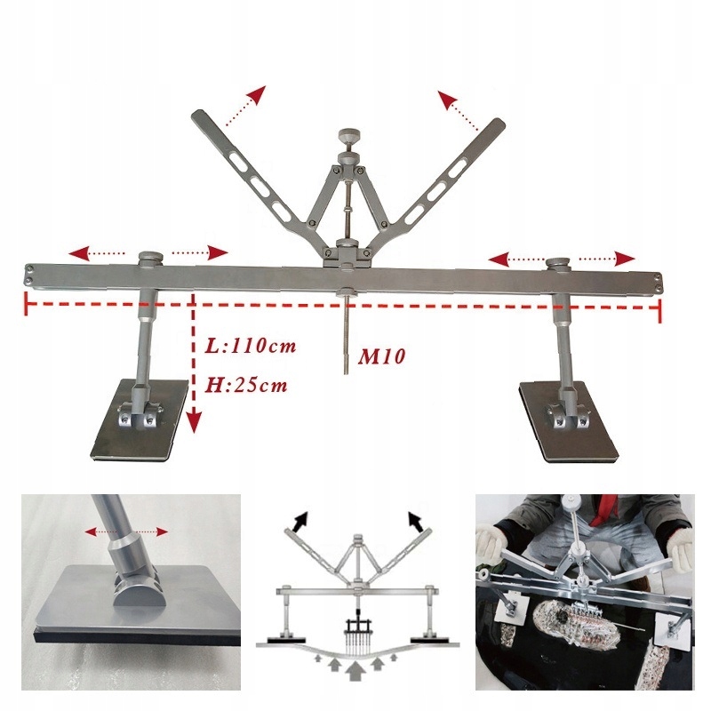Panelový Puller Strong 1100 mm Alu Big Spotter Bar