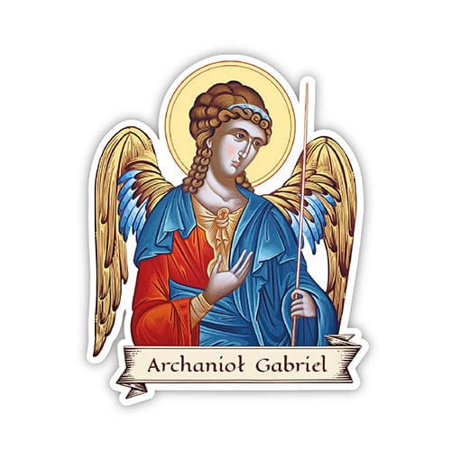 Samolepka s archandělem Gabrielem Přenos duchovních zpráv Set