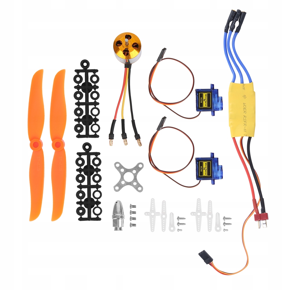 A2212 2200 Kv Bezkartáčový Motor 30A Esc SG90 9G Micro Servo 6035 Vrtule