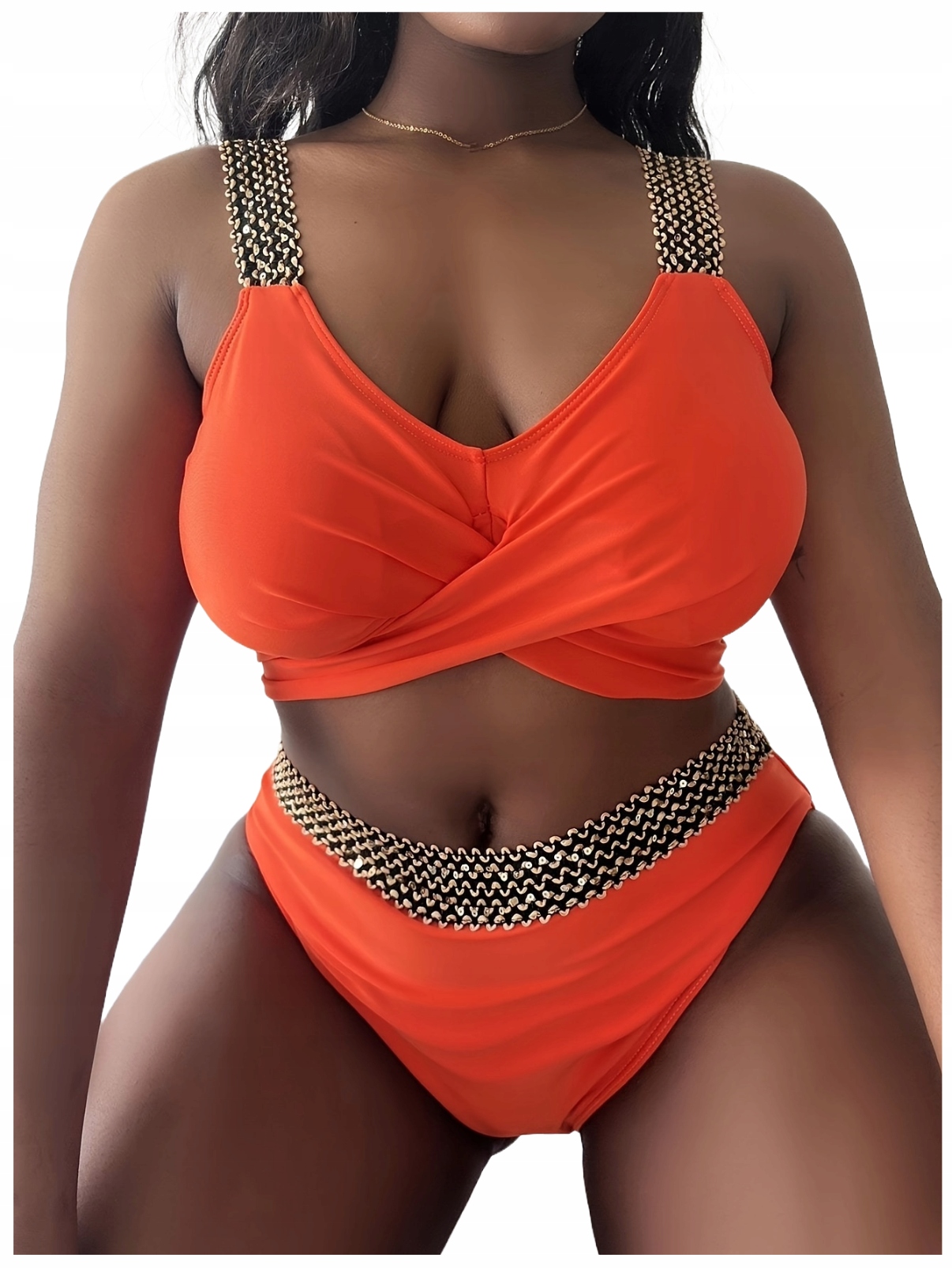 STRÓJ KĄPIELOWY DAMSKI DWUCZĘŚCIOWY PUSH UP BIKINI 4XL