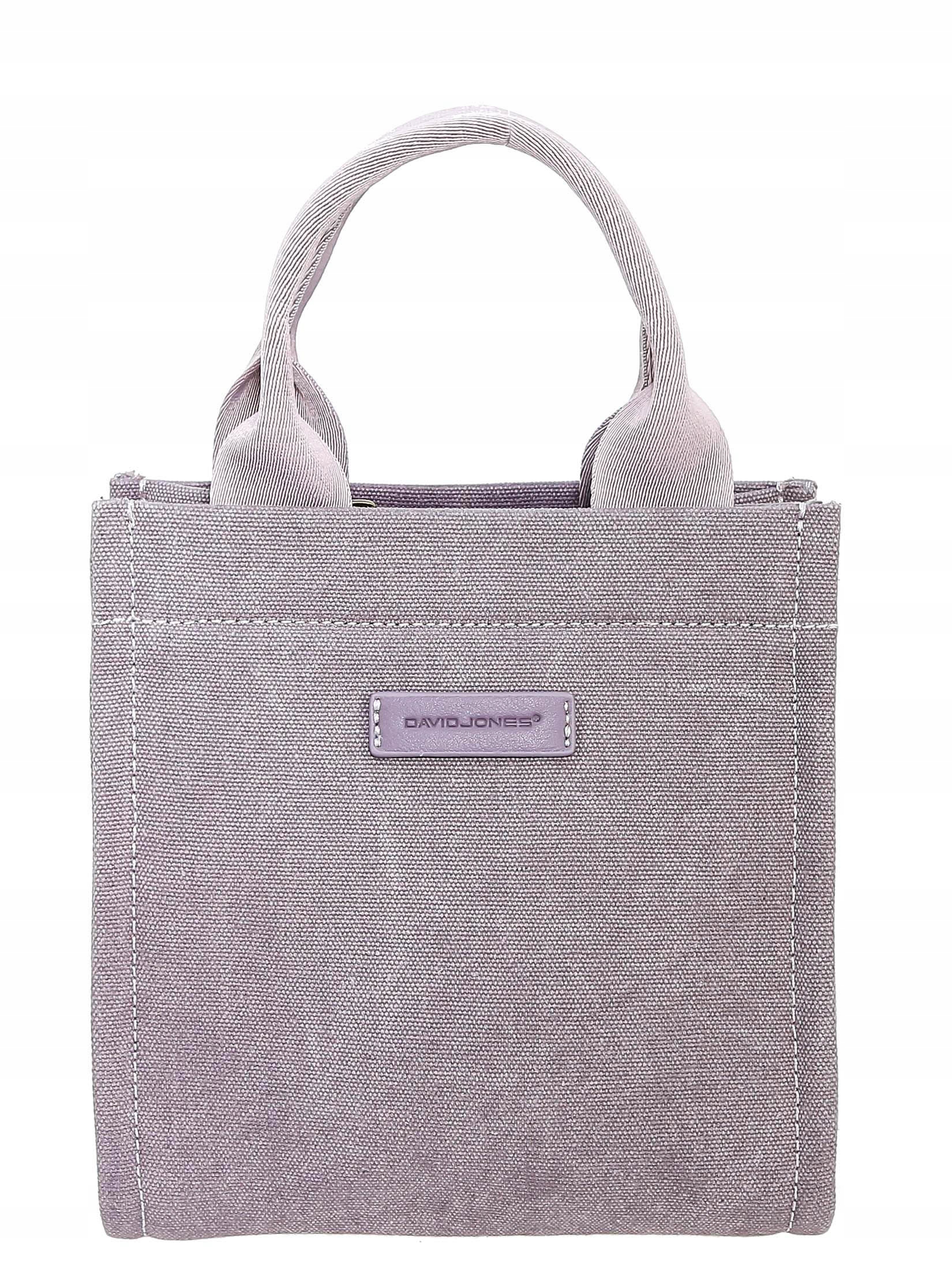 David Jones torebka damska kuferek mały płótno fioletowy EAN (GTIN) 5906692261376