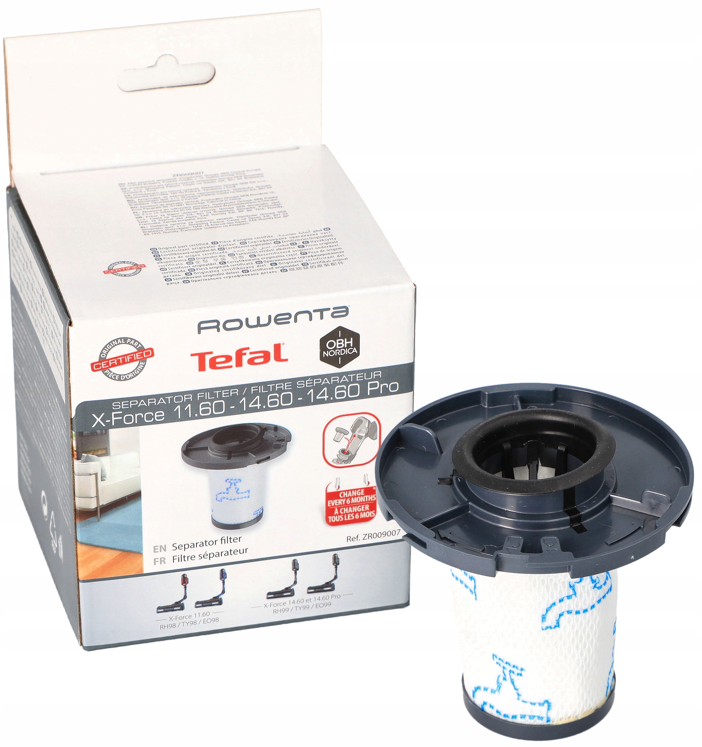 

Filtr rozdzielający Tefal Xforce Flex Animal Aqua