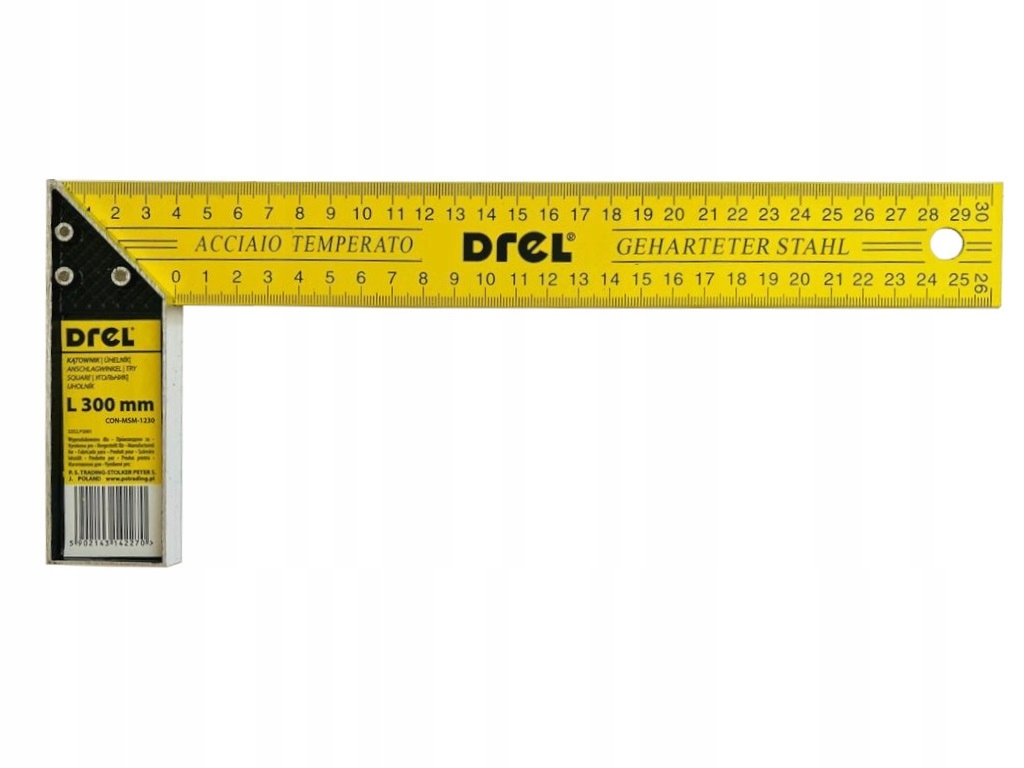 KĄTOWNIK MIERNICZY STALOWY 300 MM EAN (GTIN) 5907776911088