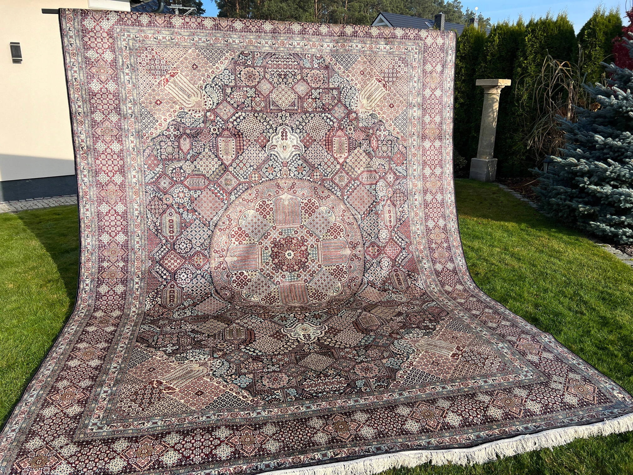Nový perzský koberec Ghoum HODVÁBNY 430x305 obchod 310 tis