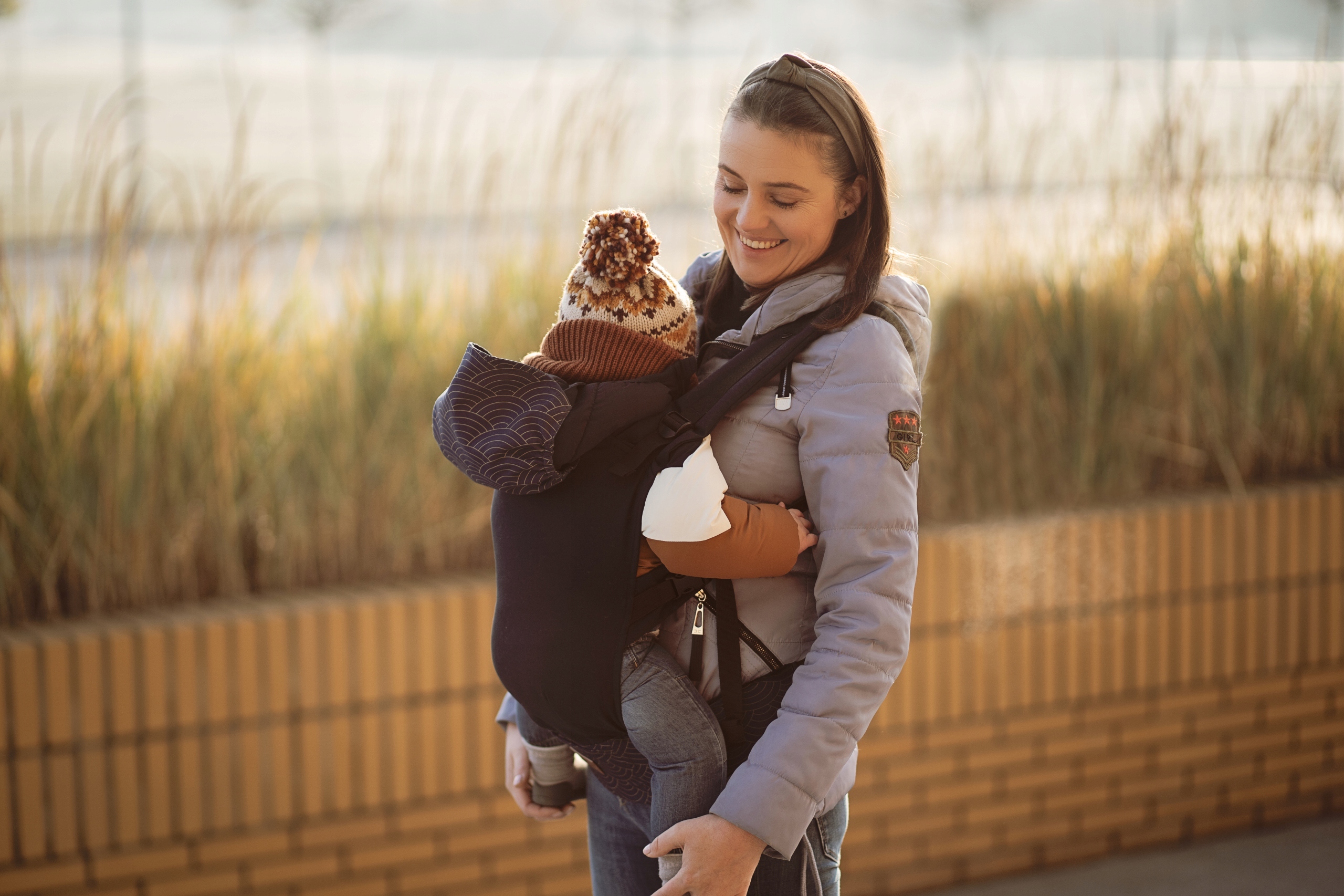 Nosidło ERGONOMICZNE Nosidełko do 20kg KAPTUR przód tył MoMi hipoalergiczne Maksymalna waga dziecka 20 kg