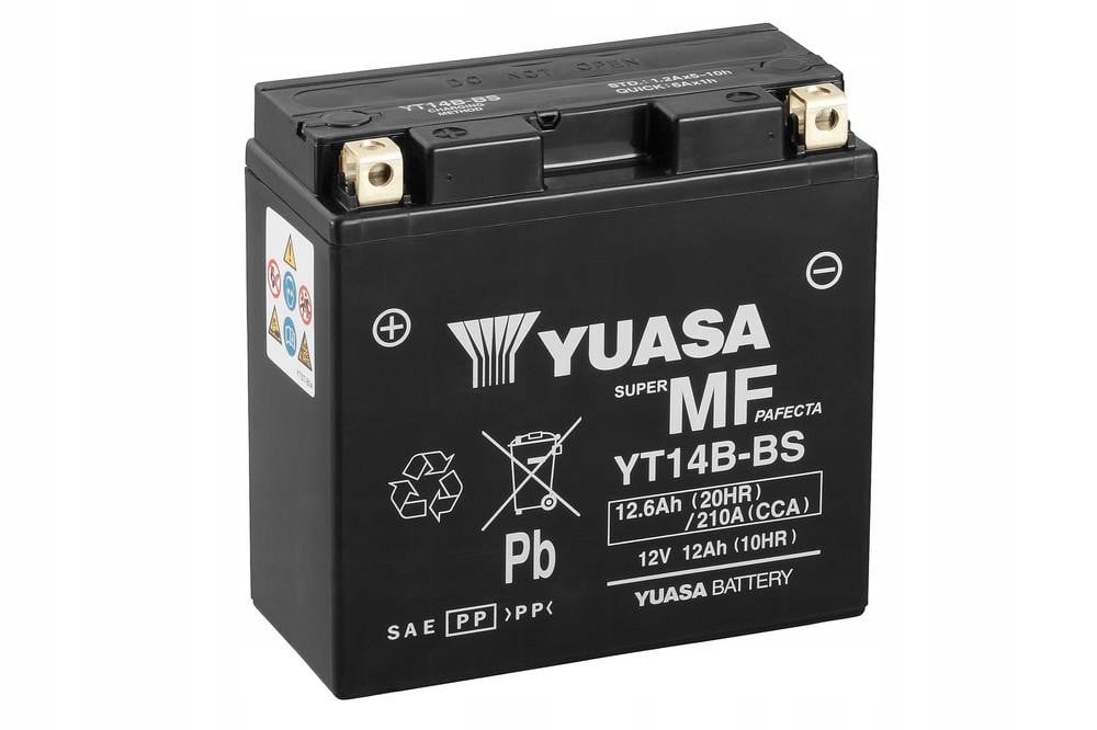 Bezúdržbová batéria Yuasa s kyselinou YT14B-BS YT14B-BS