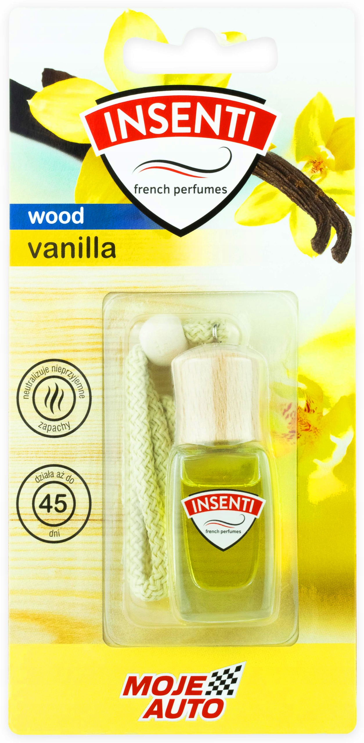 МІЙ АВТО-INSENTI ДЕРЕВО КУЛОН АРОМАТ ВАНІЛІ