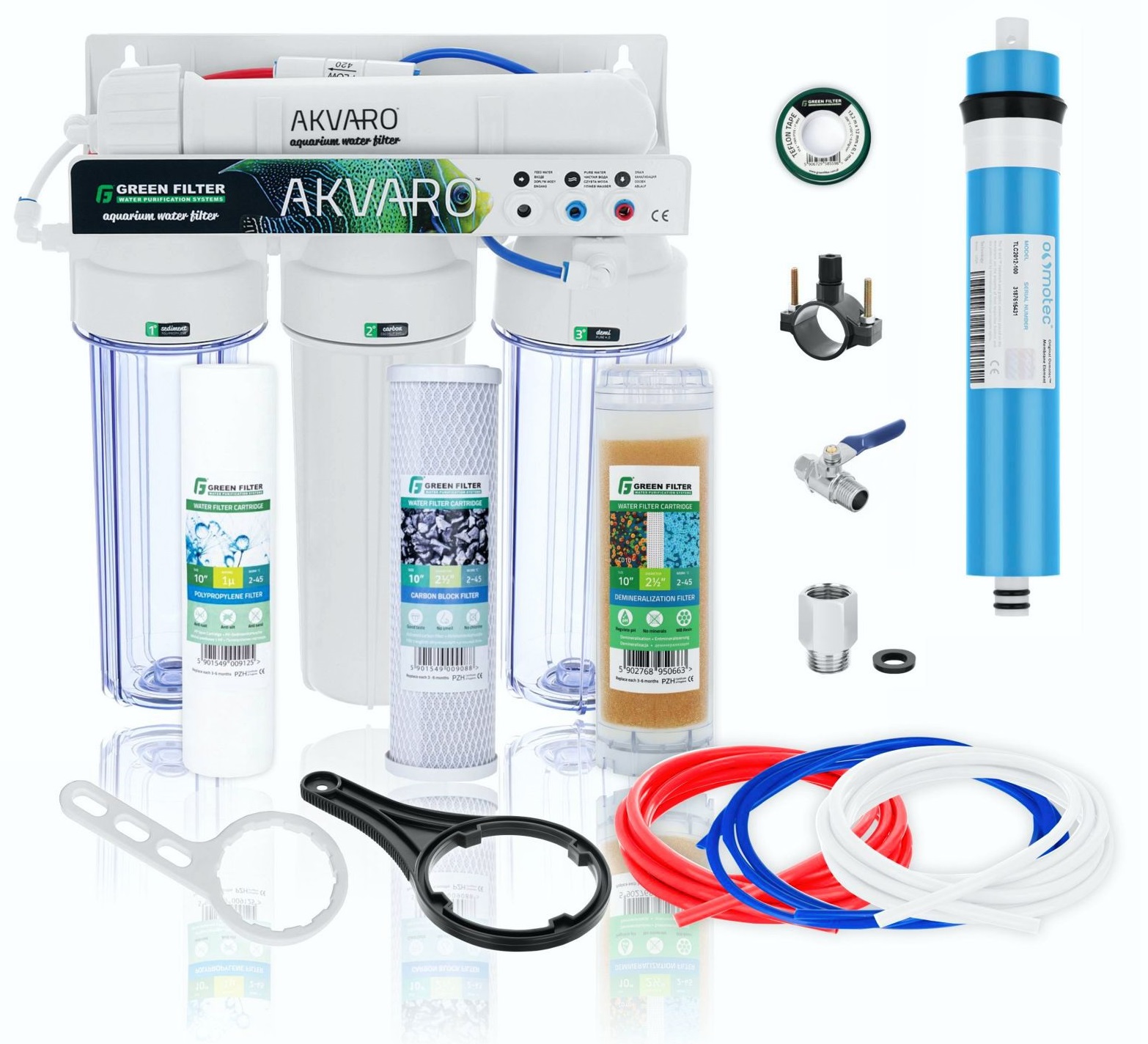 

Filtr Wody Do Akwarium RO4 Osmoza Osmotec 150 Demi