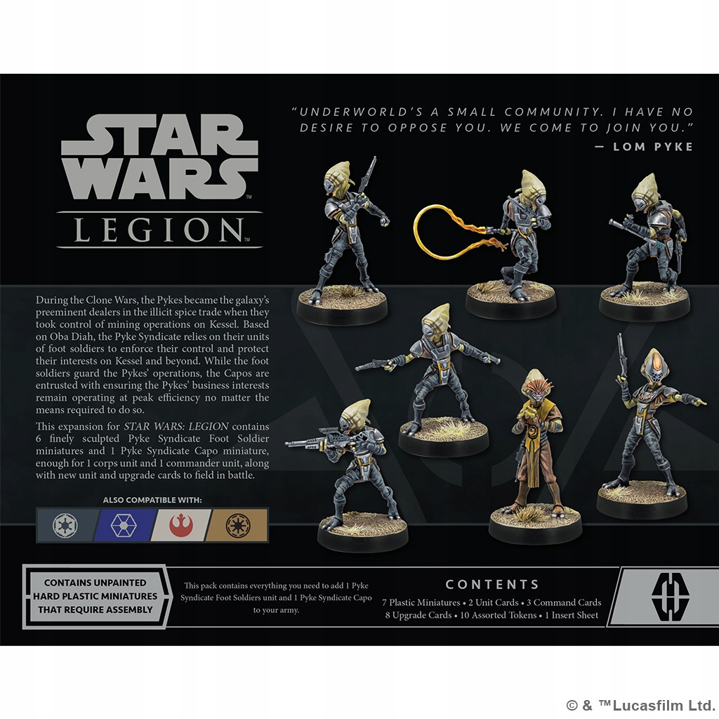 Star Wars Legion Pyke Syndicate Foot Soldiers Unit System Star Wars Legion