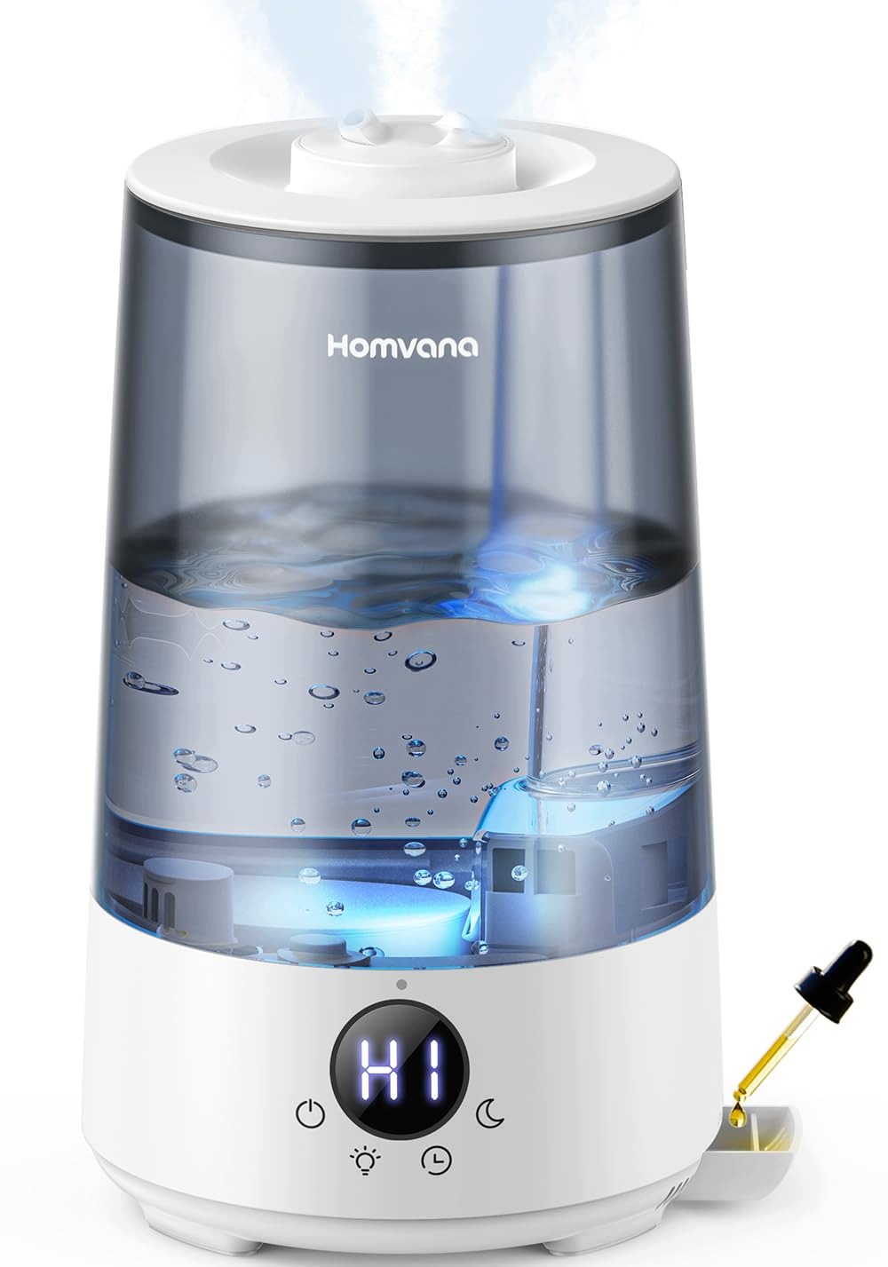 Zvlhčovač Vzduchu 3,6 L Ultrazvukový 16 Db Led Aromaterapie 34 H