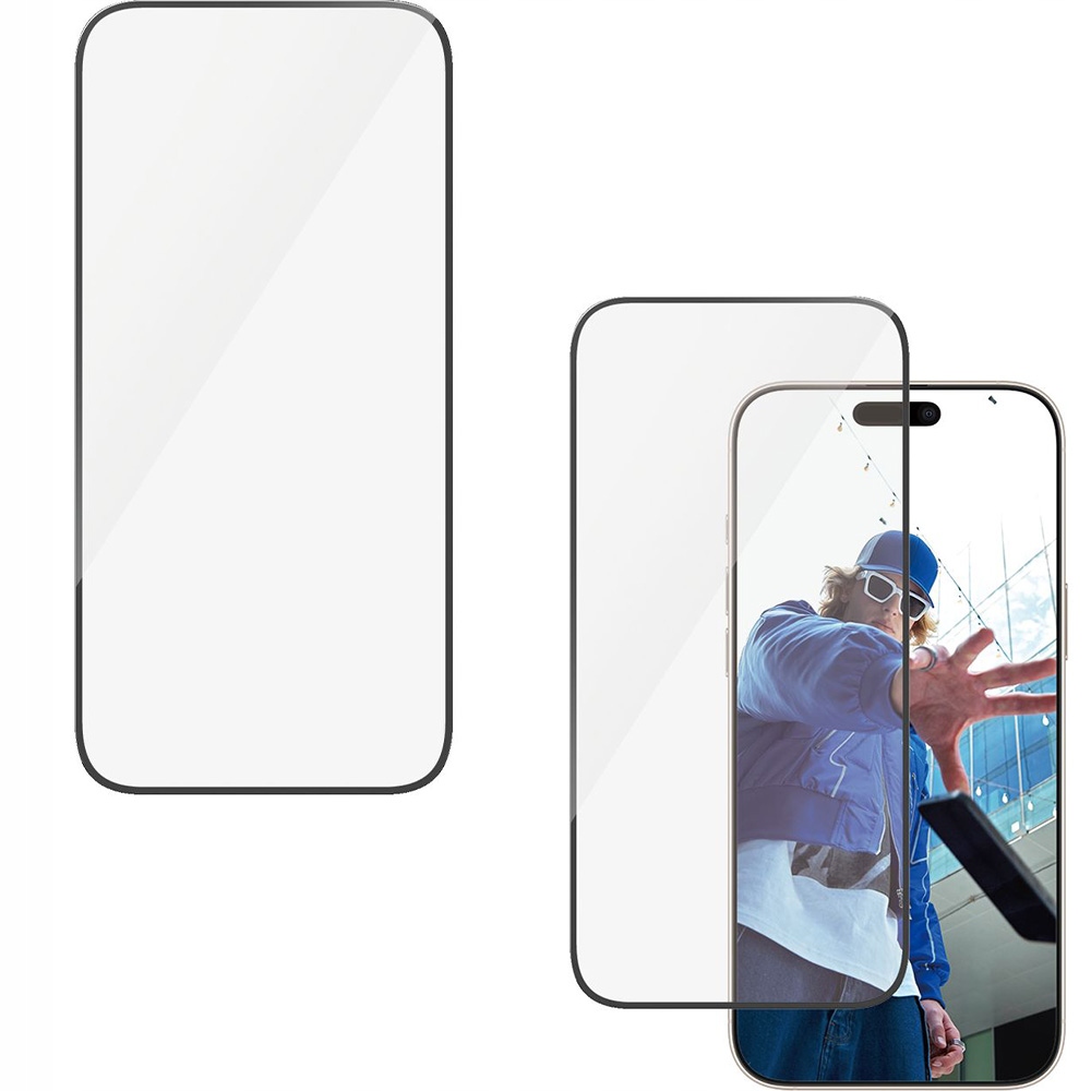 Tvrzené sklo s aplikátorem pro iPhone 16 Pro Max, ochranné, PanzerGlass