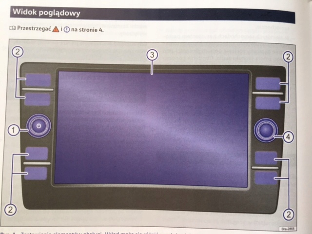 VW GOLF VII 7 polska instrukcja obsługi naw media Klasa brak informacji