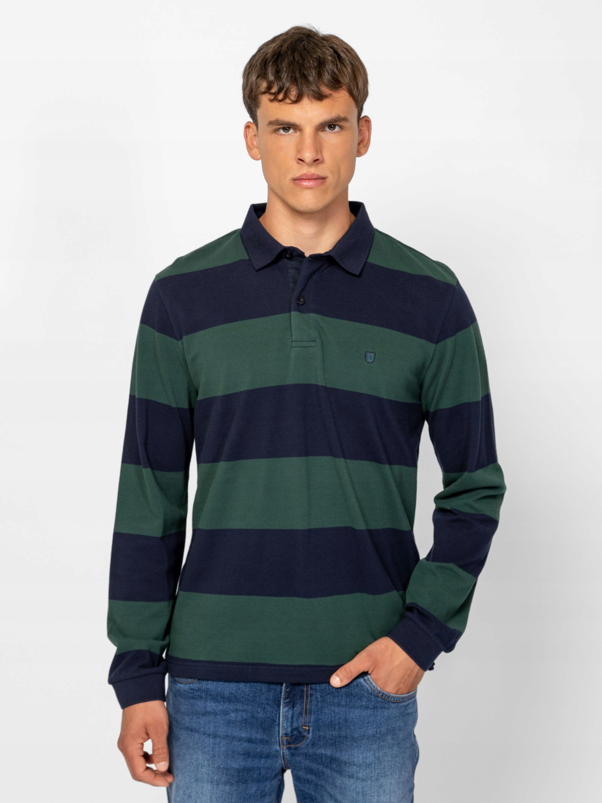 Heavy Tools Pánské Tričko S Dlouhým Rukávem Carter Green Zelené L