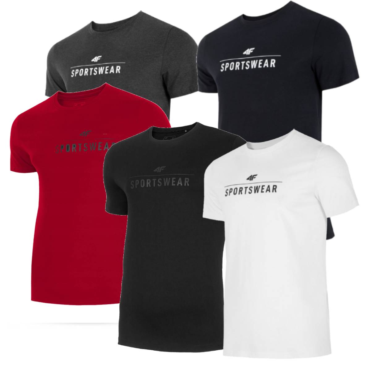 ZESTAW KOSZULEK 4F Lekki T-Shirt BAWEŁNIANY Męski Kod producenta basic