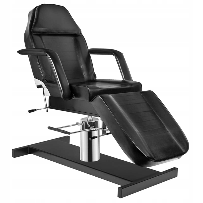 Kosmetické Hydraulické Lehátko Do Salonu Otočné S Aretací, Černé