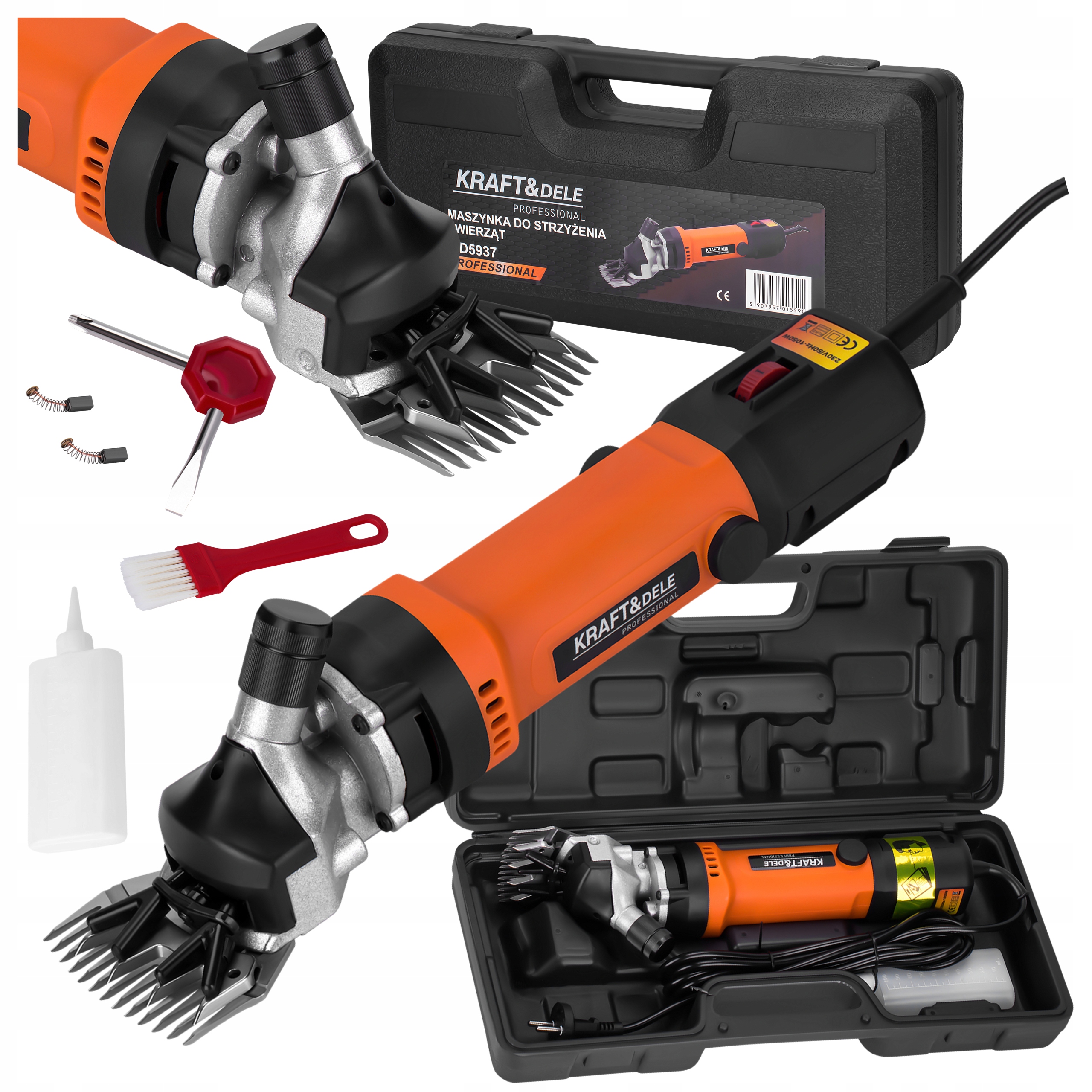 Maszynka Do Strzyżenia Zwierząt Akcesoria Walizka Kraft&dele KD5937