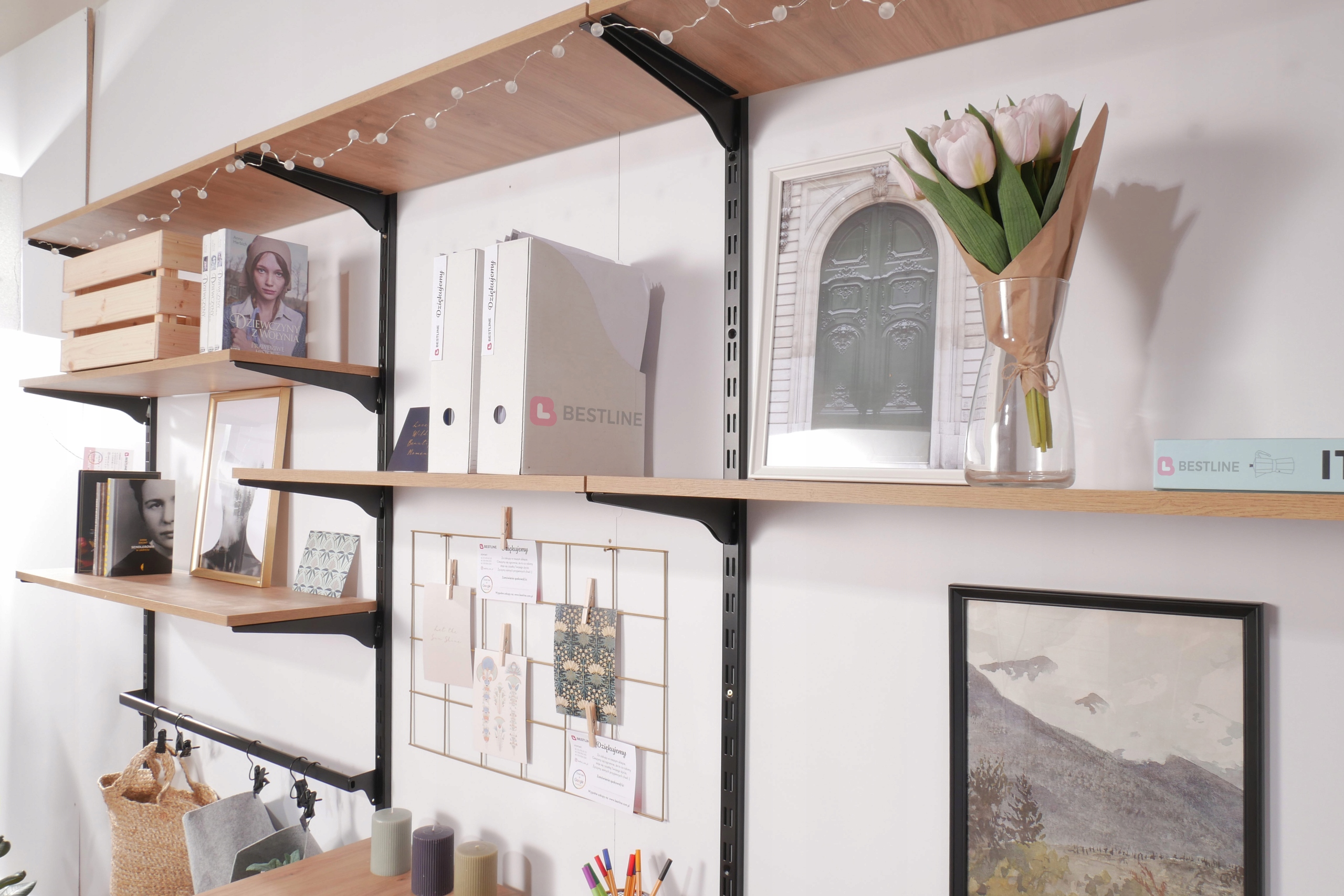 GARDEROBA DWUMODUŁOWA Best-line 200x200 ZŁOTA Kolekcja OPTiG4