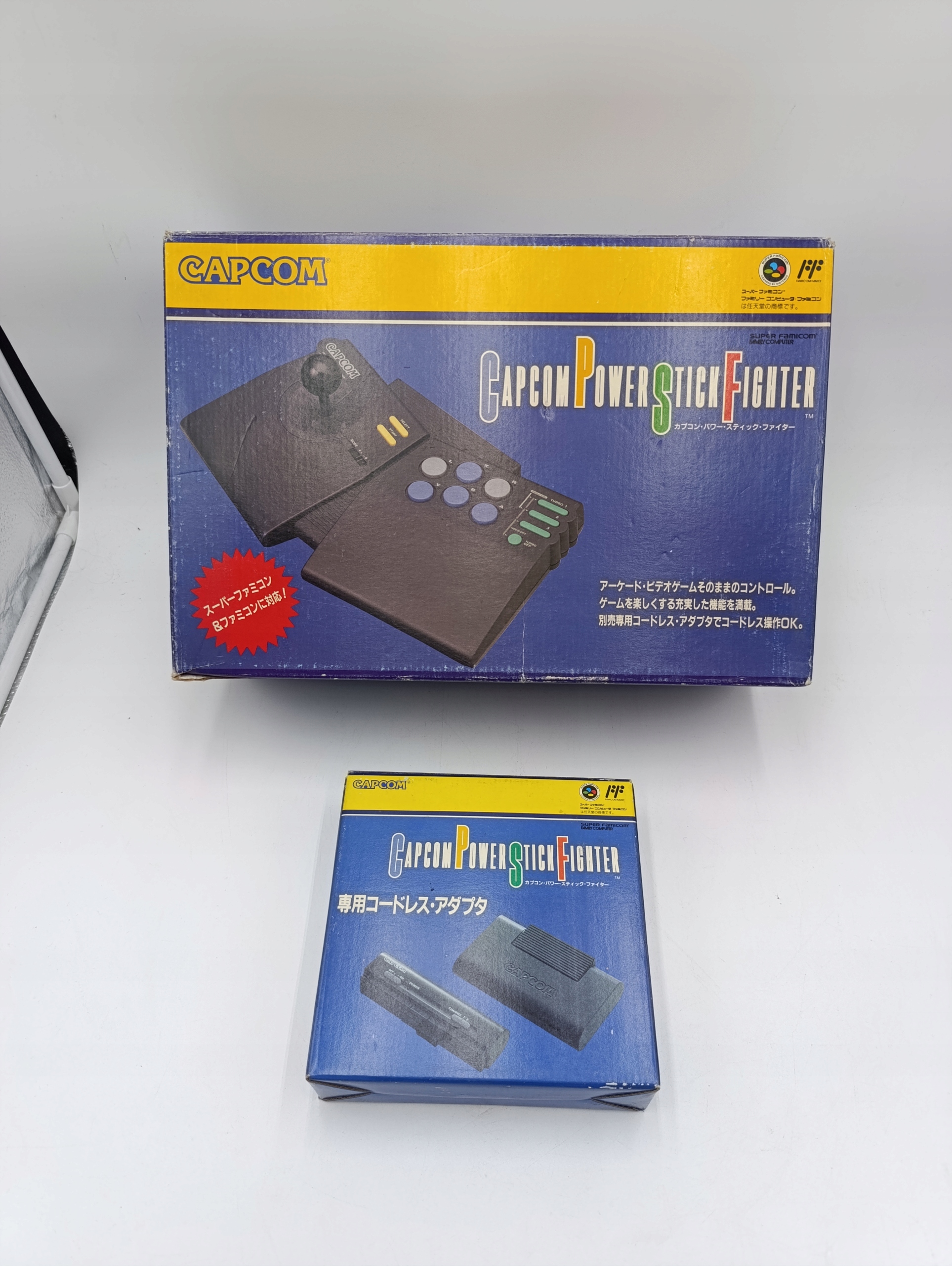 Capcom Power Stick Fighter +Adapter Bezprzewodowy SNES/NES/Nintendo