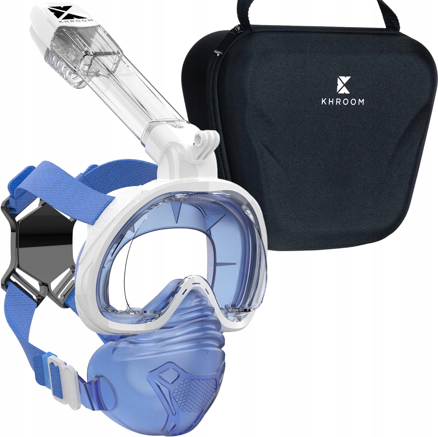 Maska Do Nurkowania Snorkelingu Do Wody Nie Paruje Z Rurką Uchwyt Gopro S/m