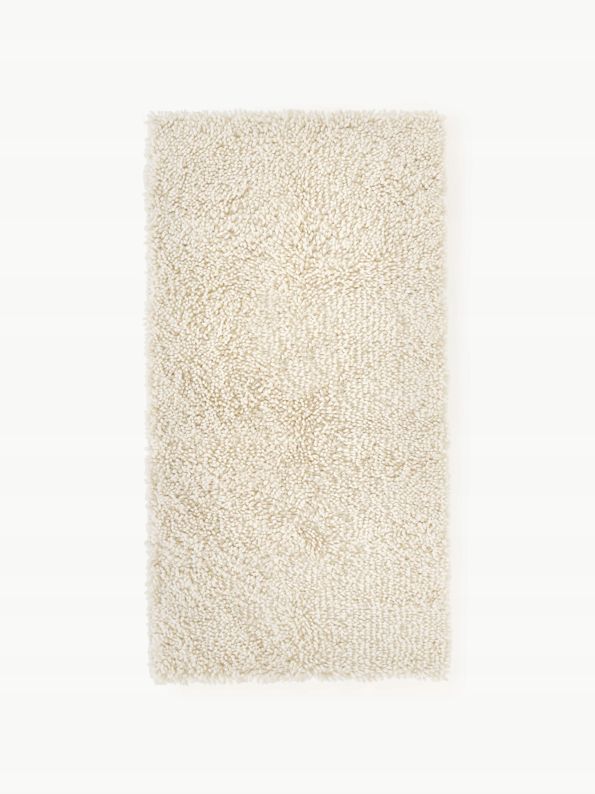 Koberec Kasper vyrobený z vlny B 80 x L 150 cm Krémový