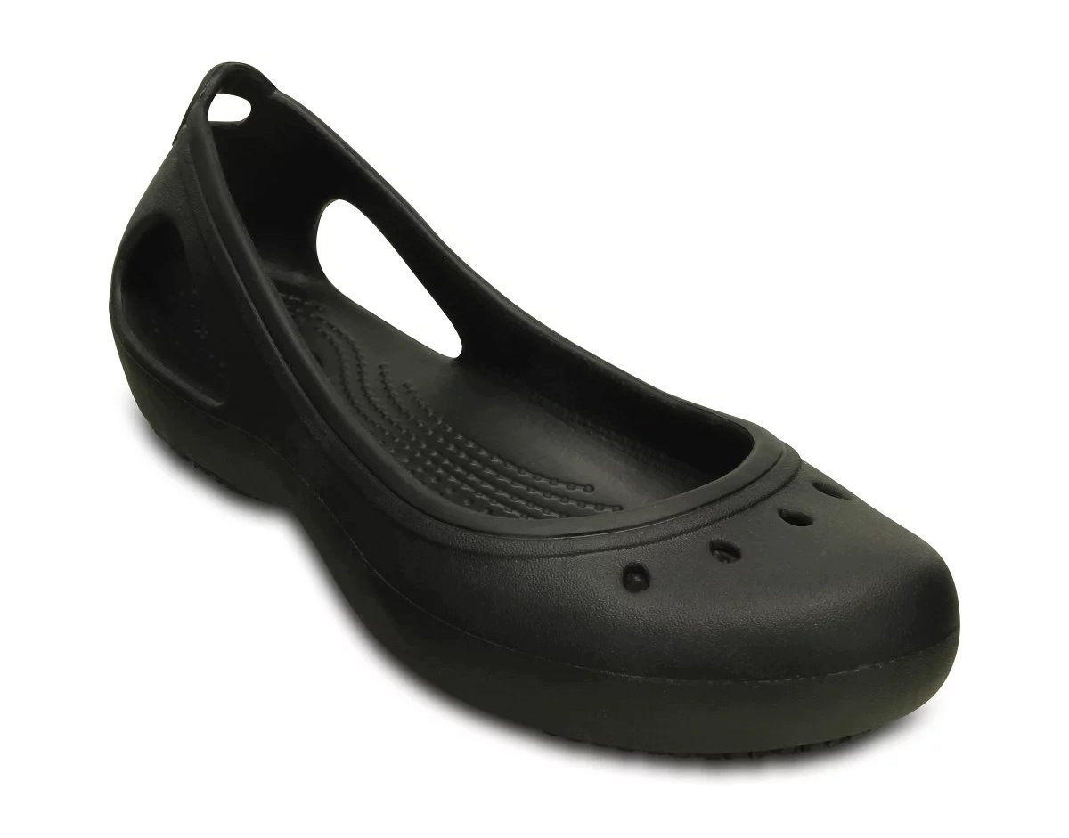 Crocs 200941-001 Kadee Work Flat W5 34-35 černé baleríny boty s atestem