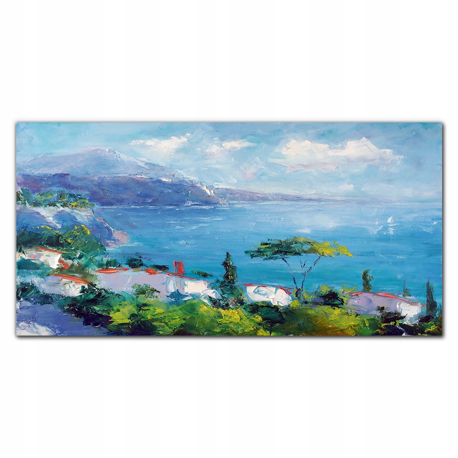 

Fotoobraz akryl 120x60 Morze góry morze niebieski