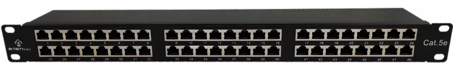 Patchpanel Alantec PK049 Rack 19" 1U 48 portov 5e
