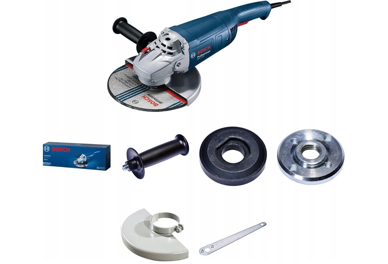 SZLIFIERKA KĄTOWA 2200W 230mm GWS 2200 BOSCH
