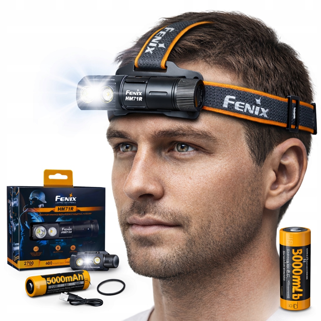 Čelovka Fenix Led Vodotěsná Akumulátorová Úhlová SFT70