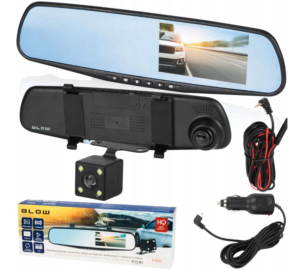 АВТОМОБІЛЬНА КАМЕРА РЕКОРДЕР ПЕРЕДНЄ ЗАДНЄ ДЗЕРКАЛО