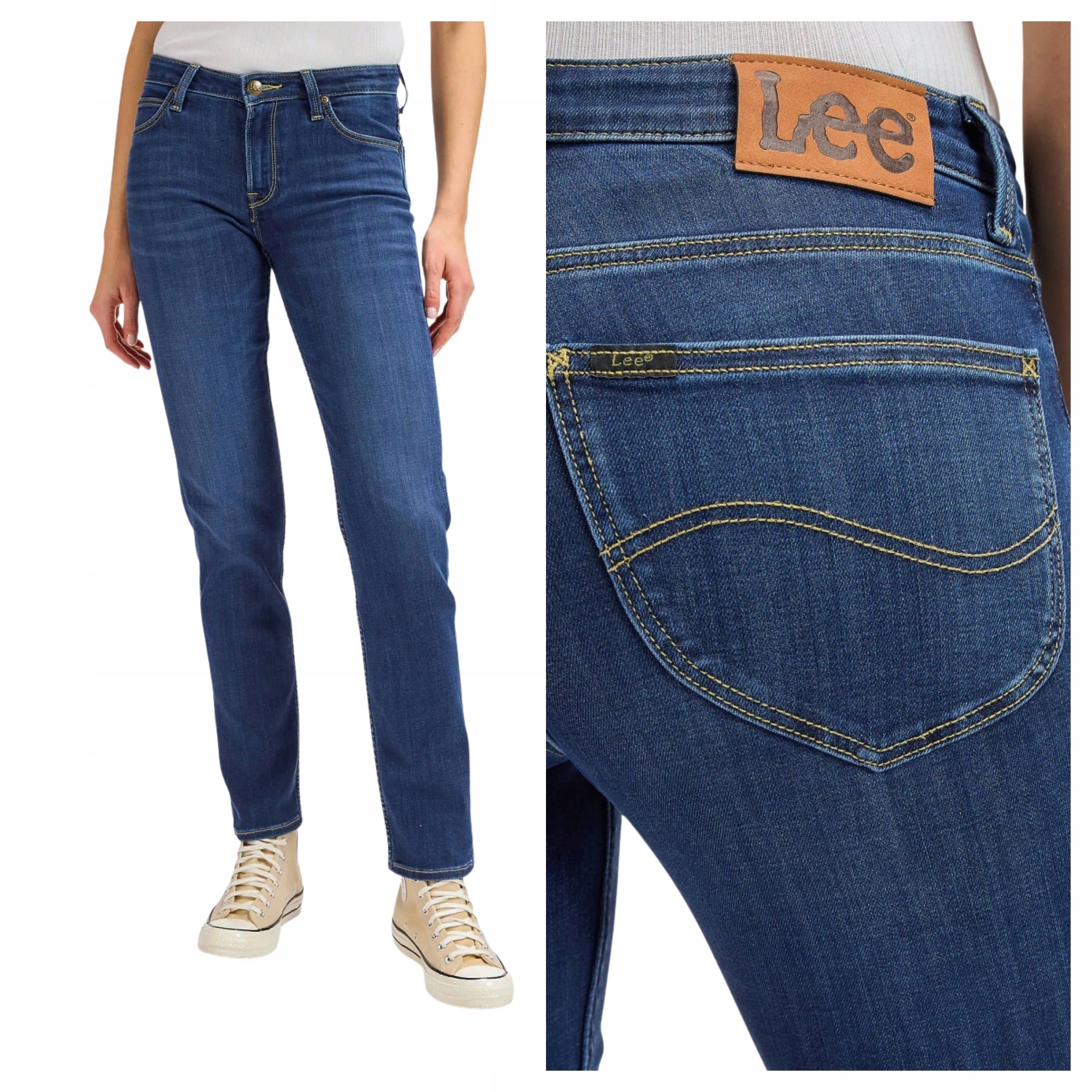 Dámské džínové kalhoty Lee Elly Ivy Wash slim fit W30 L31